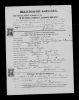 Marriage Certificate for Harvey MCMAHON and Lucinda CUMMINS 