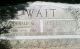 Headstone for Donald Merz Wait