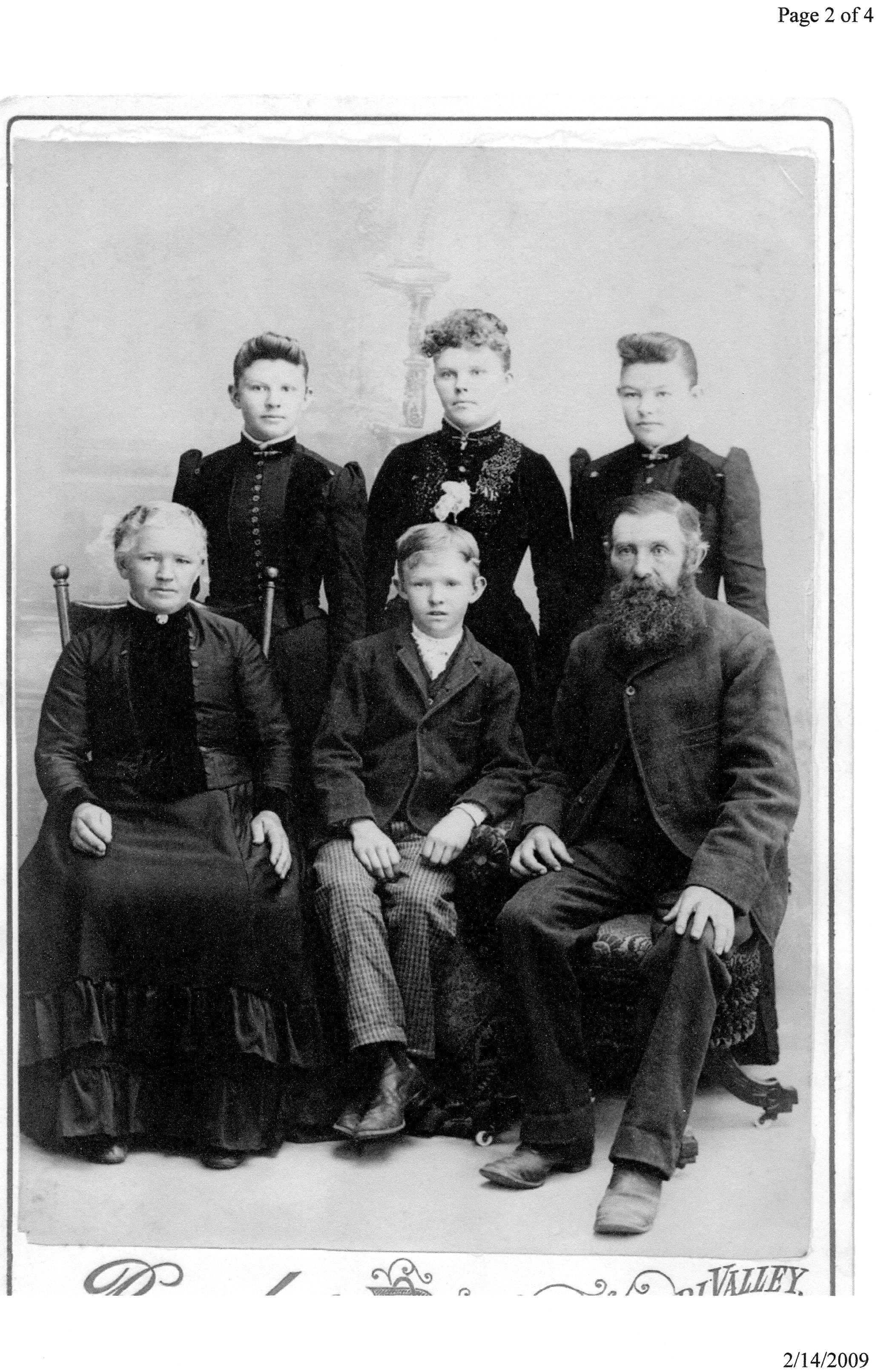 Nilsine, aka Sine or Sena, Festersen CHRISTENSEN and her husband Haas 