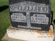 Headstone for Percy Lorn McClelland and wife Sarah Emily